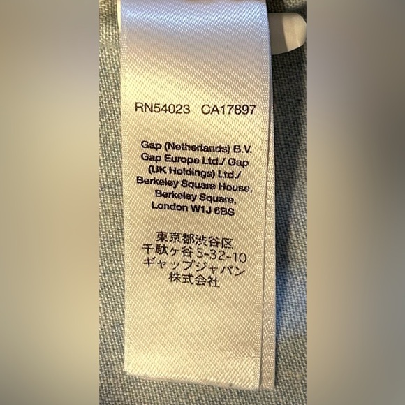 GAP Medium Light Wash Trucker Denim Jacket 100% Cotton 90s Minimalist - Picture 6 of 11